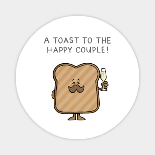 Toast to the Happy Couple Magnet